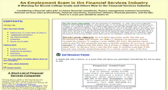 Desktop Screenshot of financialindustryscam.com